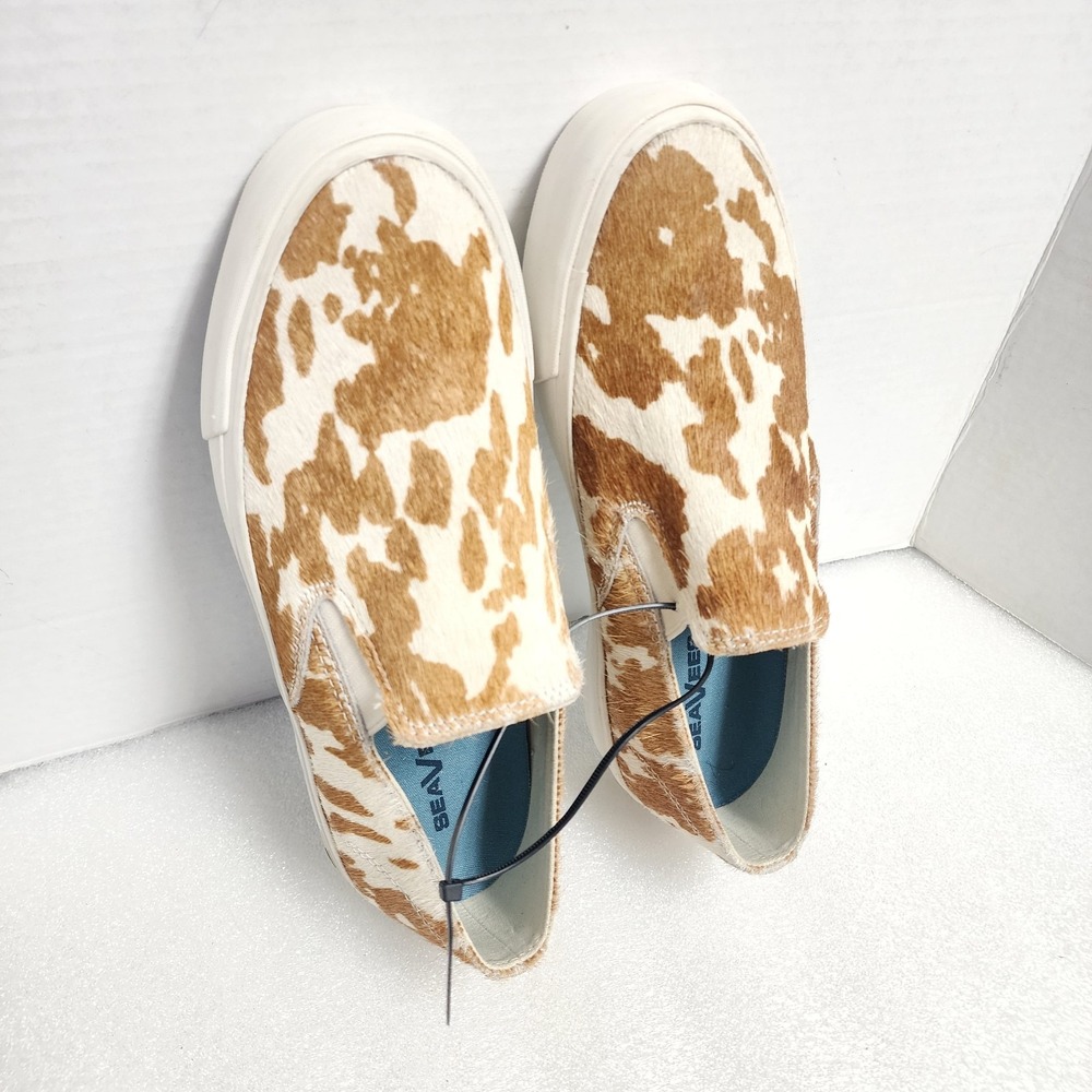 Seavees Baja Platform Mulholland Platform Shoes Cowhide Size 9 Slip On QUALITY!! - Picture 3 of 9